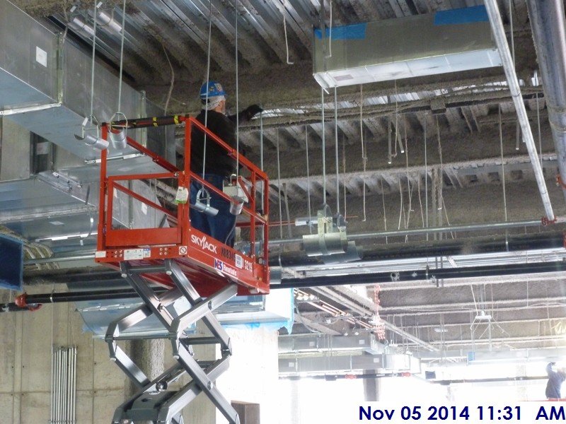 Installing copper piping at the 1st Floor Facing West (800x600)